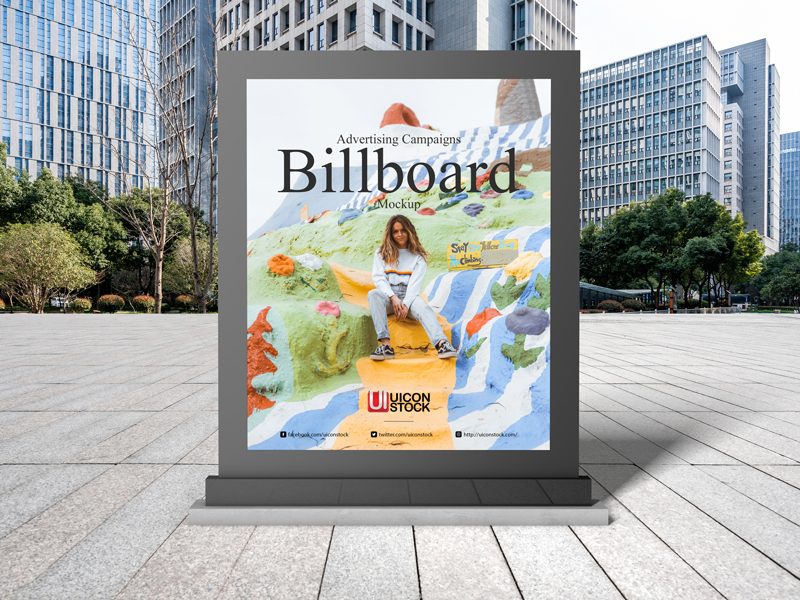 Free Advertising Campaigns Billboard Mockup