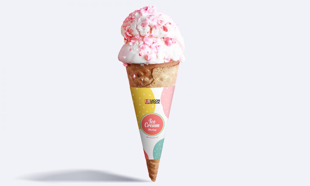 Free Ice Cream Mockup