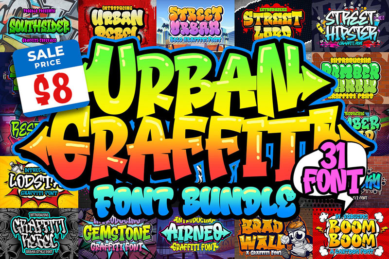 31 Graffiti Fonts For Creative Designers