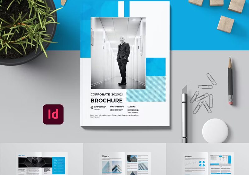 16 Pages A4 Corporate Brochure Template