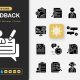 16-Feedback-Glyph-Icons