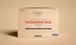 Free-Cargo-Delivery-Cardboard-Packaging-Box-Mockup